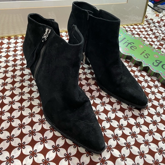 Sam Edelman Suede Booties - Picture 2 of 11